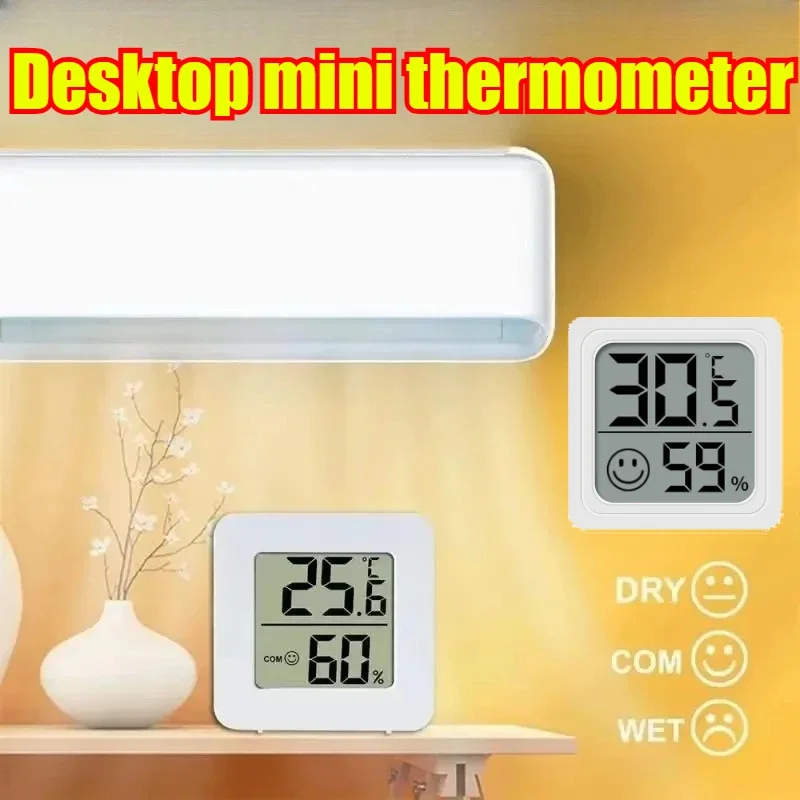 Weather Station Indoor - Mini thermomètre numérique LCD, hygromètre, température