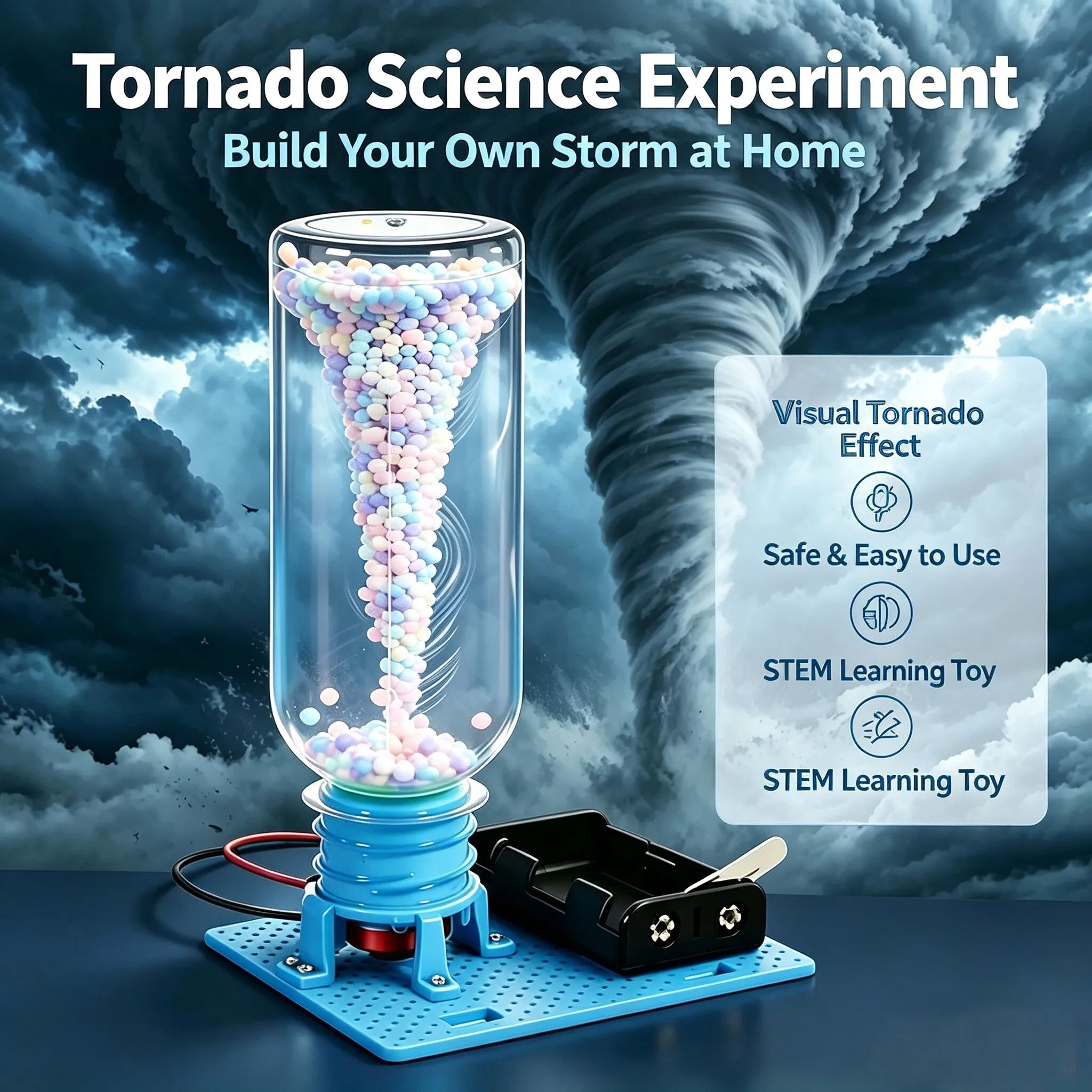 Science Toys Diy - ﻿ Kit d'expériences scientifiques de physique,