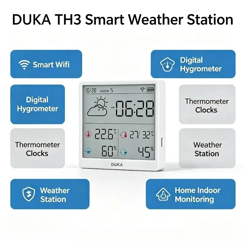 DUKA ATuMan Capteur intelligen - Weather Station Indoor avis et prix