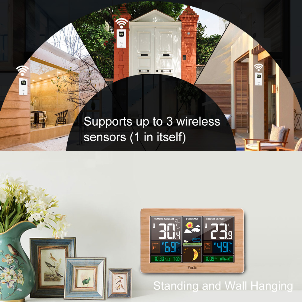 FanJu-Réveil numérique FJ3ino  - Weather Station Indoor avis et prix